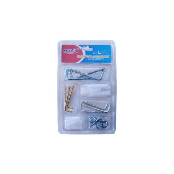 Assortimento rampini a vite con tasselli Assortimento rampini a vite con tasselli